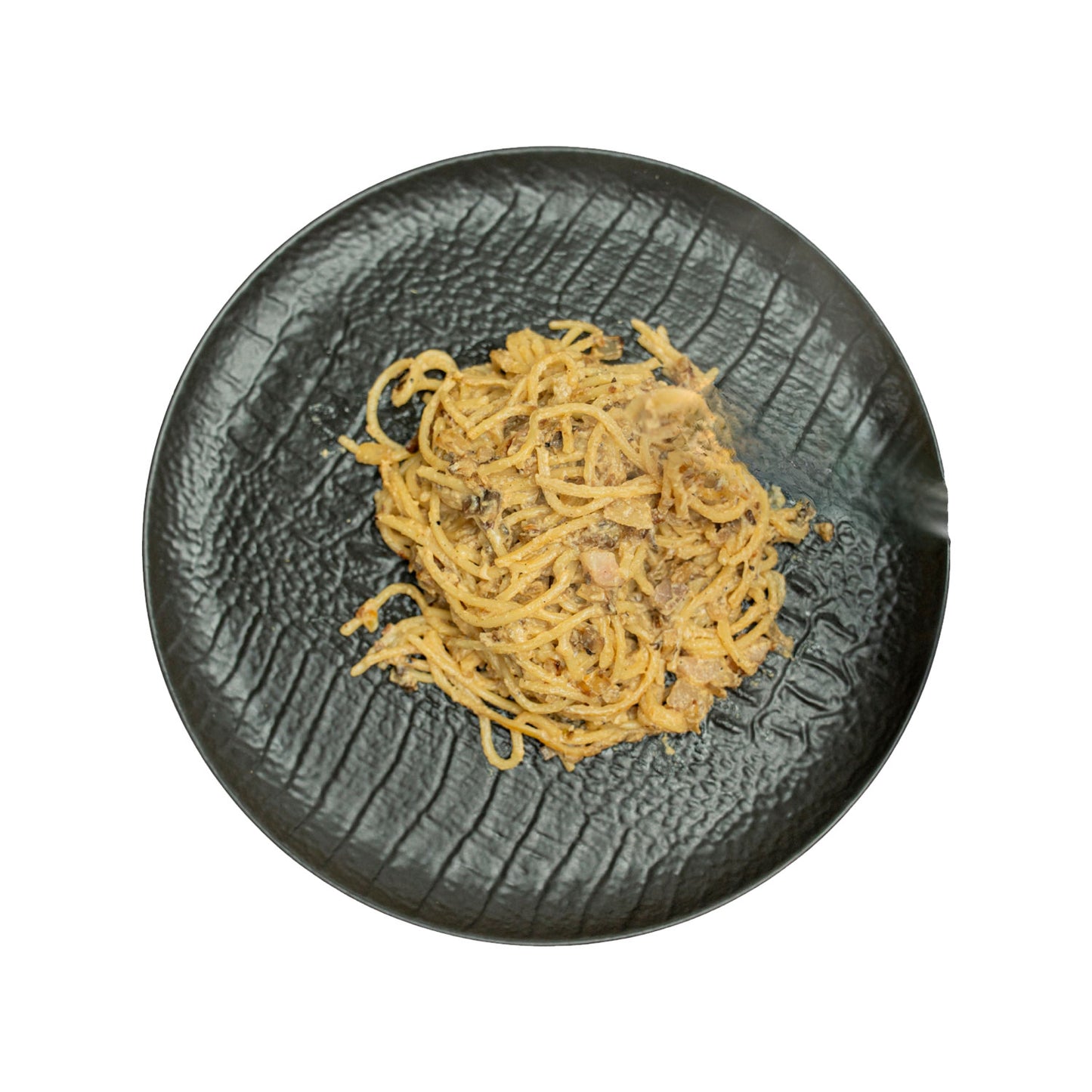 Pasta a la carbonara con guanciale