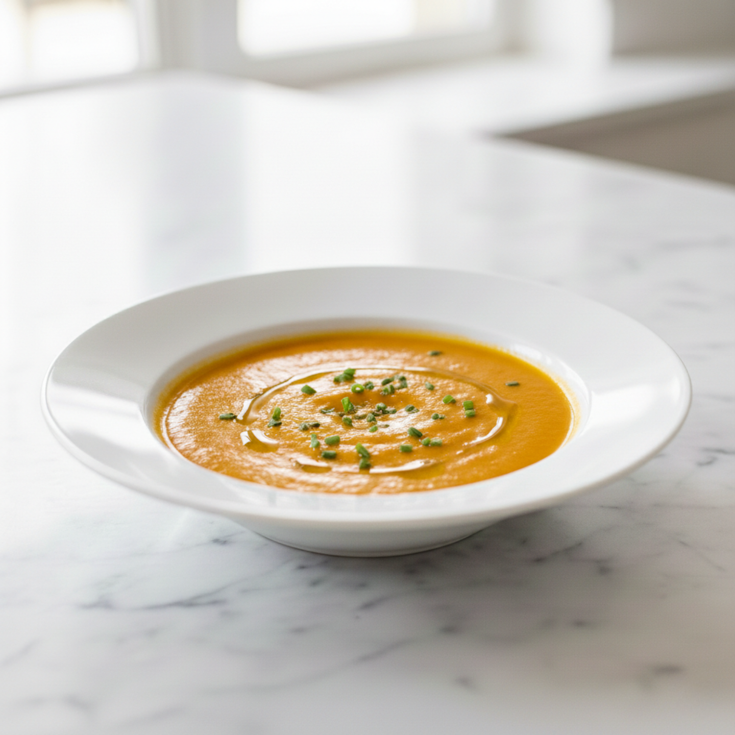 Crema de calabaza y zanahoria