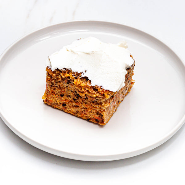 Porción tarta de zanahoria